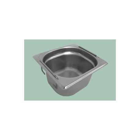 Gastronádoba nerezová plná GN 1/6 s úchyty 176 x 162 mm, hloubka: 200 mm Gastronádoba nerezová plná GN 1/6 s úchyty 176 x 162 mm, hloubka: 200 mm