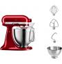 Robot kuchyňský Artisan KitchenAid 5KSM185 červená metalíza 4,83 ltr.