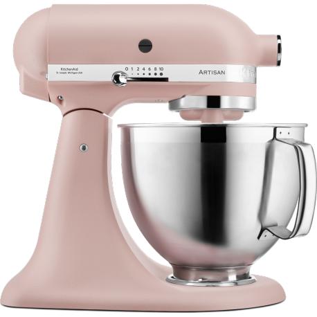 Robot kuchyňský Artisan KitchenAid 5KSM185 růžové peří 4,83 ltr.