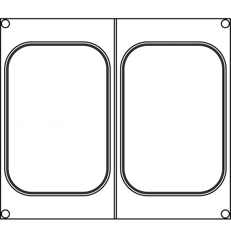 Matrice SP13HD pro 2 jednodílné misky 160×110 mm na polévku