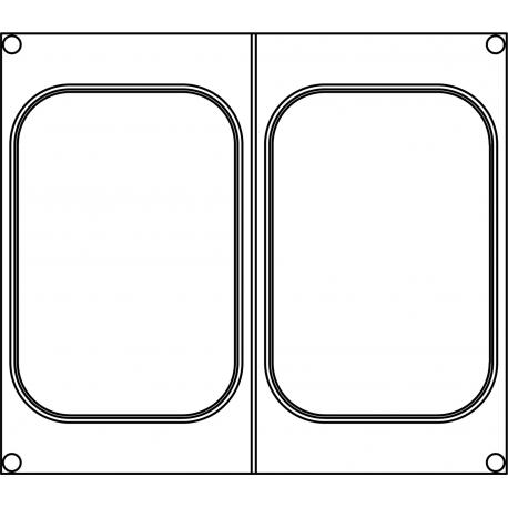 Matrice SP13HD pro 2 jednodílné misky 160×110 mm na polévku