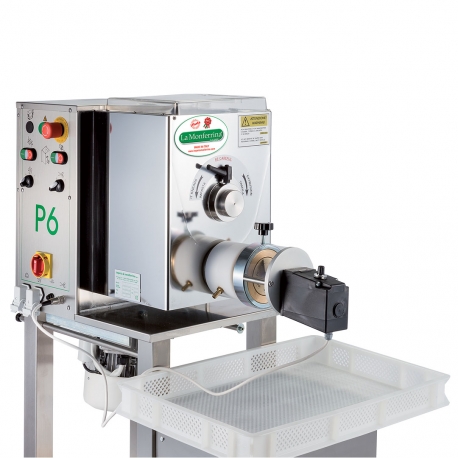 Výrobník tlačených těstovin elektrický P6 s hnětačem 6kg včetně 4 matric, 400V