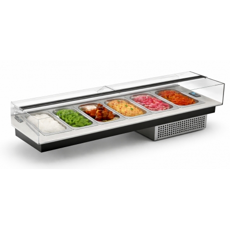 Stolní chladící vitrína Sayl Tapas Minimal MI-6 drop-in