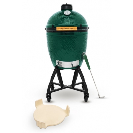 Gril Big Green Egg Large v integrovaném stojanu