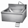 Nerezové umyvadlo s kolenovým ovládáním 500x500mm
