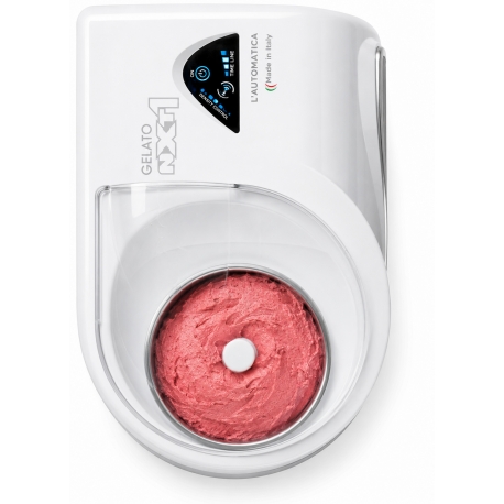 Domácí výrobník zmrzliny Nemox Gelato NXT1 L'AUTOMATICA s kompresorem, bílý