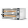 Elektrická pec na pizzu 2-patrová Cuppone Donatello DN635/2CD – 12× Ø35 cm, 400 V